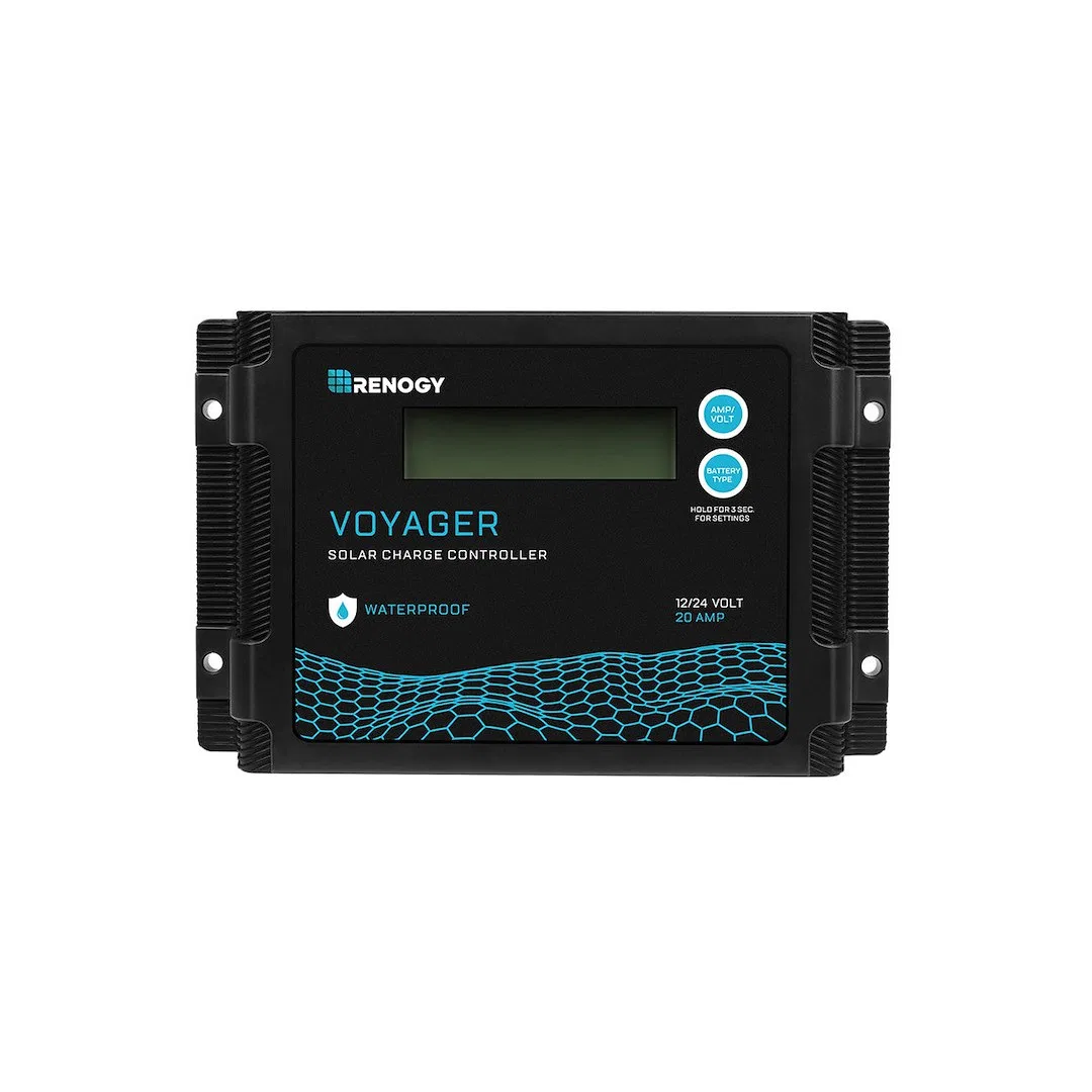 RCC20VOYP-G1-US – RENOGY Battery Charger Controller, Use With Sealed AGM/ Gel/ Flooded Lead-Acid/ Lithium Iron Phosph...